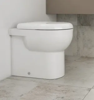 Приставной унитаз Isvea Absolute 10AB10002SV безободковый крышка микролифт белый